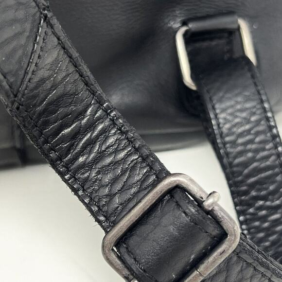 Vlenca Holland Leather Backpack Distressed Black 40770 Anthroplogie NWT main image 6
